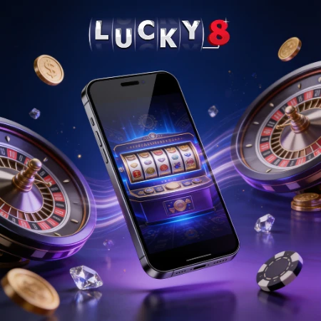 Application mobile Lucky8 Casino sur smartphone