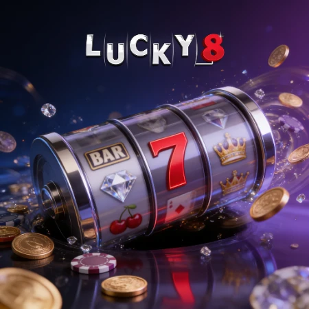 Machine à sous Lucky8 avec symbole 7